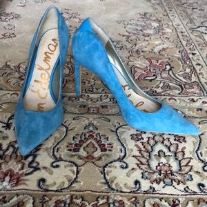 Sam Edelman blue heels. Size 6.5.